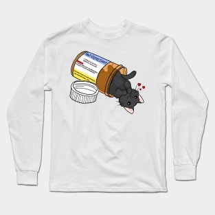 kitty antidepressant love medicine Long Sleeve T-Shirt